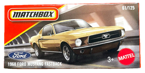 Matchbox 1968 ford mustang - matchbox,